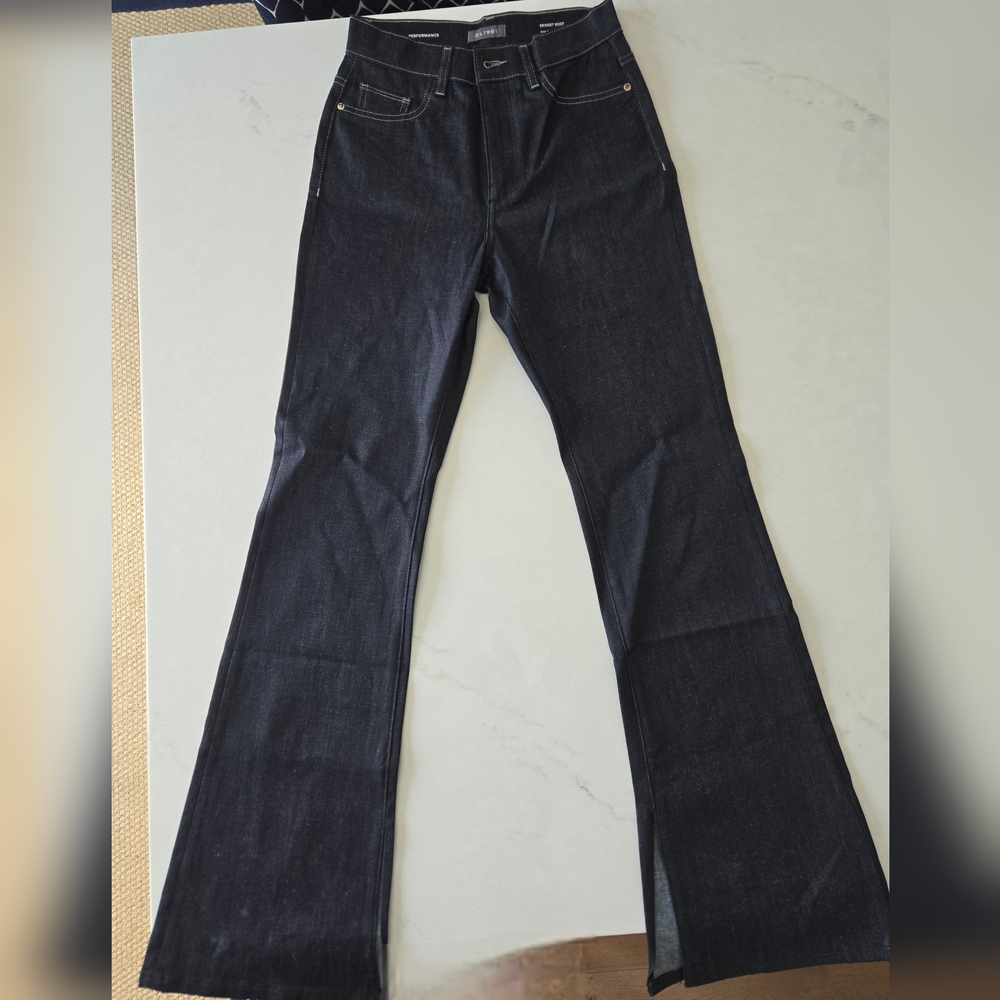 DL1961 Blue Flare Wide Leg Denim